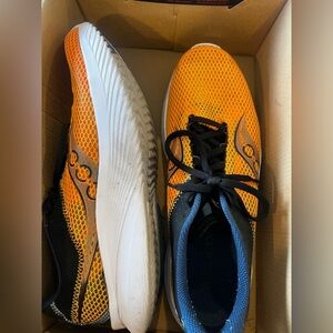 Saucony Orange and Black Running Shoes